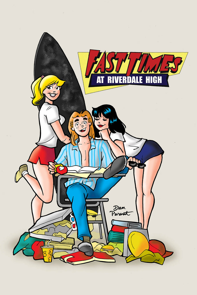 ARCHIE & FRIENDS HOT SUMMER MOVIES #1 FAST TIMES AT RIVERDALE HIGH DAN PARENT VARIANT LTD. 200
