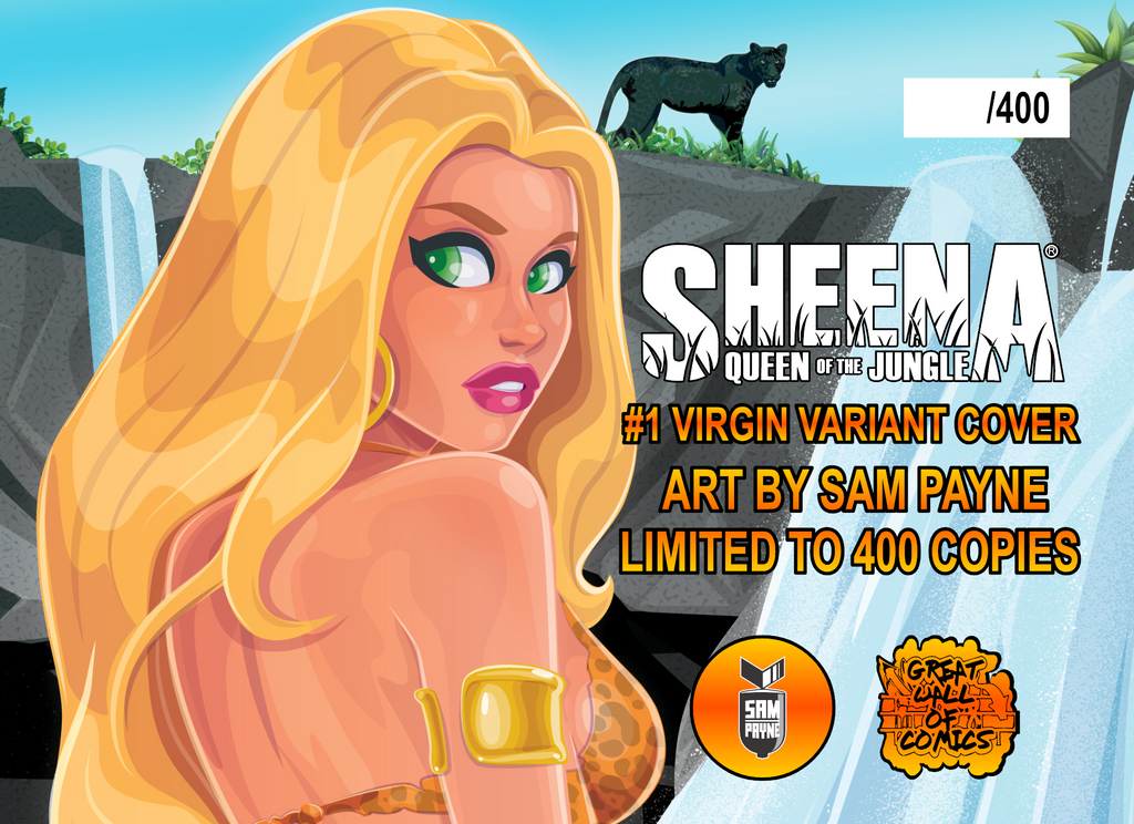 Sheena Queen Of The Jungle #1 Sam Payne Variant Ltd. 400