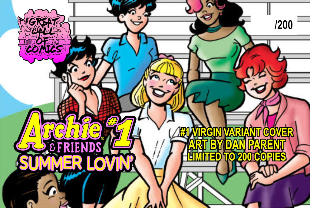 Archie Lo Archie Summer Lovin' #1 Virgin Variant Connecting Covers by Dan Parent ...