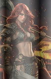 RED SONJA #1 - LAVA IVAN TALAVERA METAL LIMITED TO 25 EACH (1 Metal Comic)