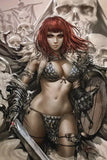 VAMPIRELLA RED SONJA #1 DERRICK CHEW 1:25 VIRGIN VARIANT