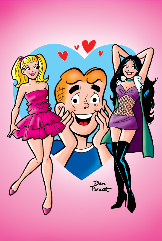 ARCHIE’S VALENTINE’S SPECTACULAR #1 2022 Virgin Variant Covers by Dan Parent