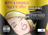 PRE-ORDEN Betty &amp; Veronica Friends Forever: Rock 'N' Roll Covers de Dan Parent Single Comics $24.99 y conjuntos 