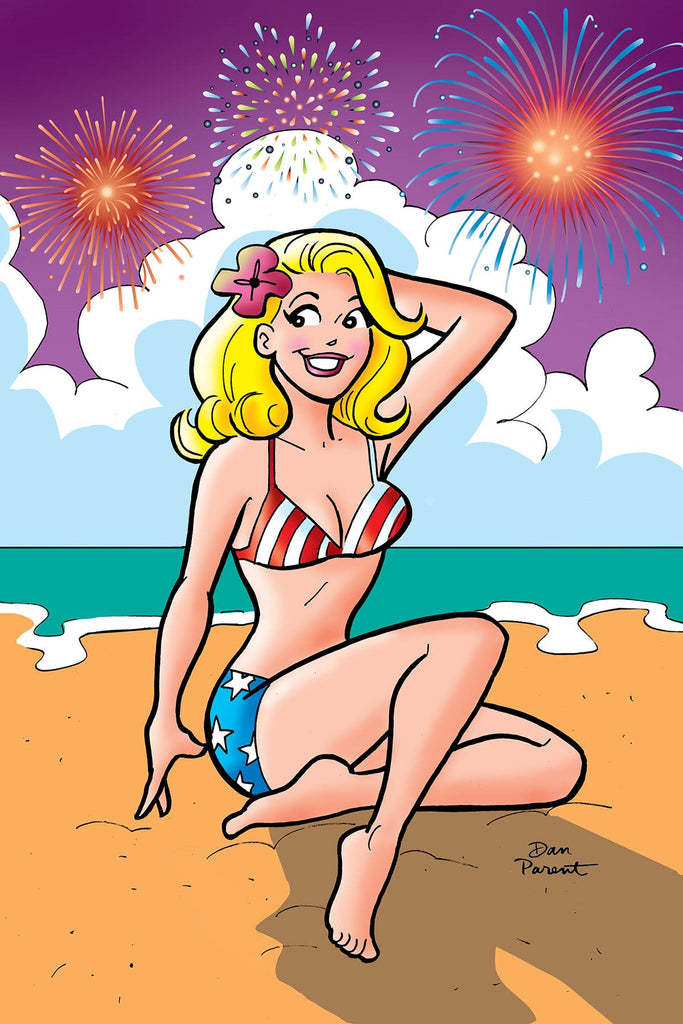 Betty and Veronica Friends Forever Summer Surf Party #1 Virgin Variant Covers by Dan Parent
