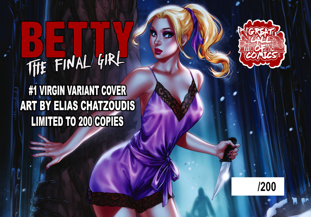 PRE ORDER- BETTY THE FINAL GIRL #1 Virgin Variant Cover By Elias Chatzoudis