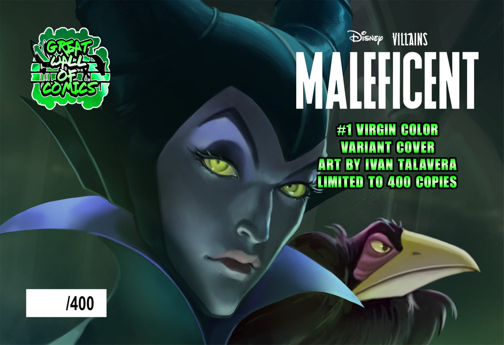 Disney Villains Maleficent No. 1 Ivan Talavera Variants LTD 400 Each –  Great Wall OC