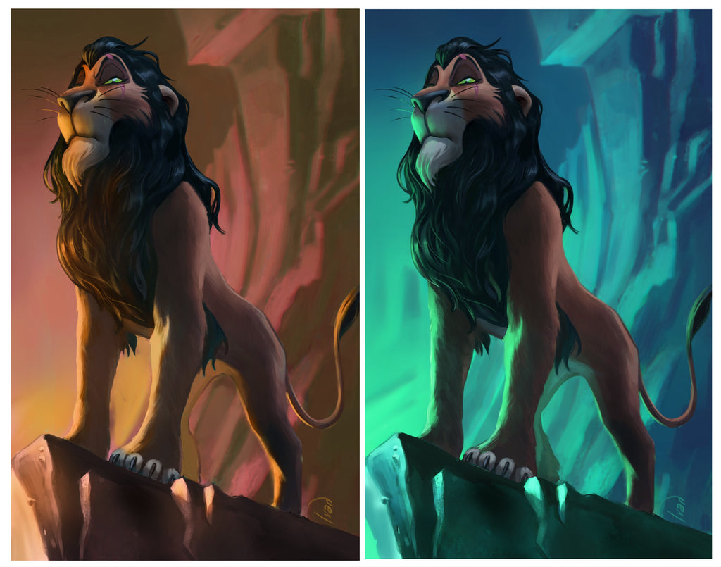 Scars Ivan Disney Villains Scar No. 1 Ivan Talavera Variants LTD 400 Each – Great ...