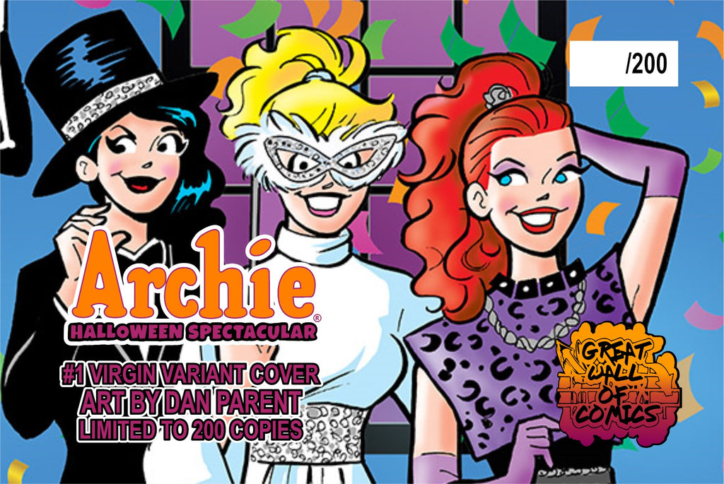 Archie Halloween Spectacular #1 Virgin Variant Connecting Cover Karate Kid Parody Set By Dan Parent