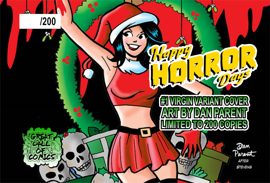 Happy Horror Days #1 Limited to 200 with COA. Dan Parent Homage of Dave Stevens Seduction of the Innocent.