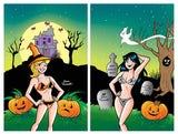 PREORDER Archie Halloween Spectacular #1 Virgin Variant Connecting Cover Betty and Veronica Set By Dan Parent