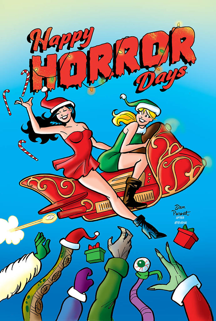 Happy Horror Days #1 Limited to 200 with COA.  Dan Parent Homage of Dave Stevens Planet Comics