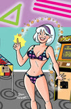 Betty and Veronica Friends Forever Game On #1 ARCADE CONNECTING Variant Covers by Dan Parent