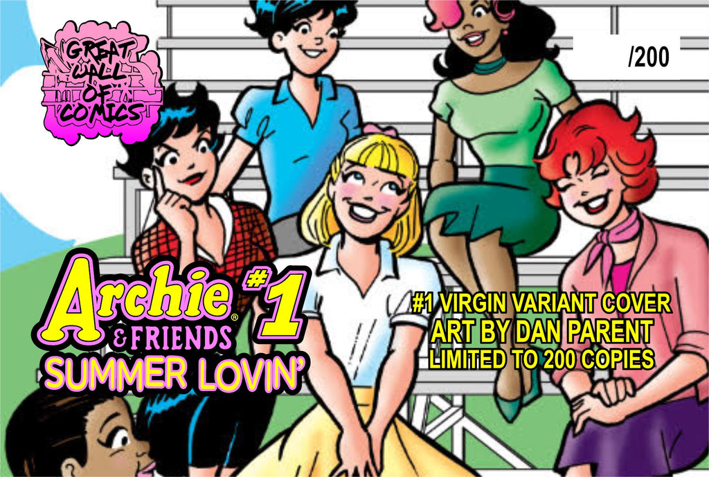 Archie Summer Lovin' #1 Virgin Variant Connecting Cover by Dan Parent