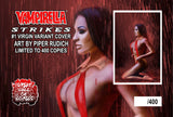VAMPIRELLA STRIKES #1 Virgin Variant Cover by PIPER RUDICH