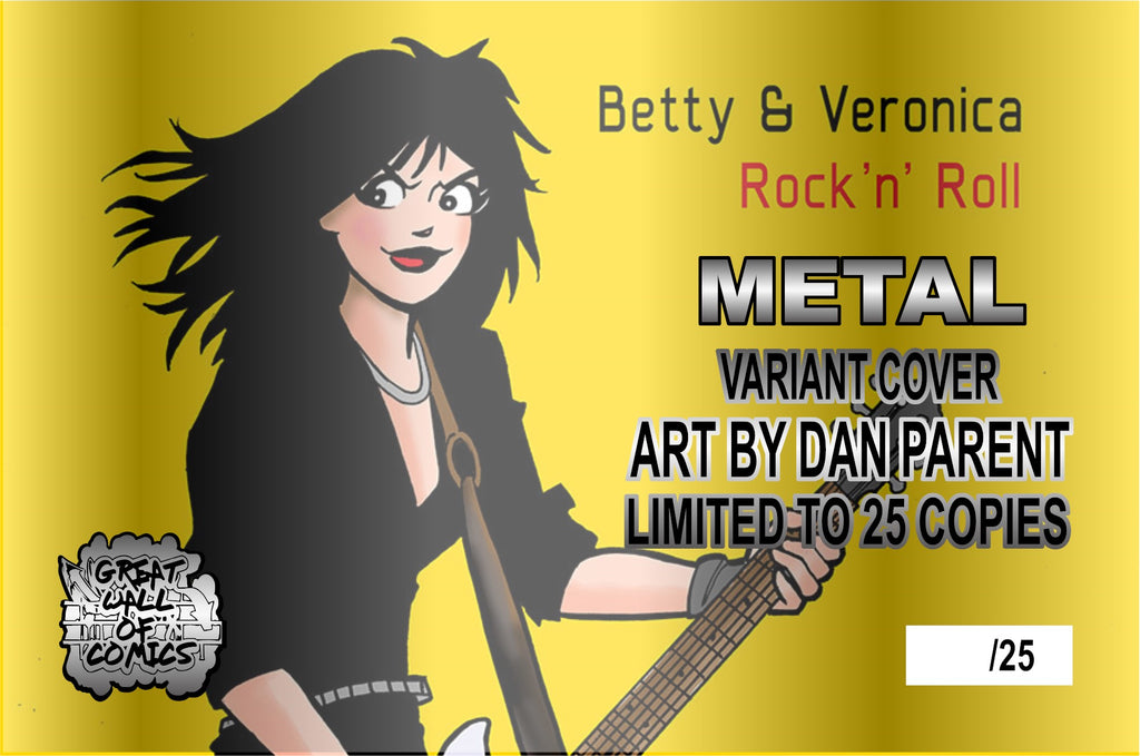 PRE ORDER Betty & Veronica Friends Forever: Rock ‘N’ Roll Covers By Dan Parent Single Comics $24.99 and Sets