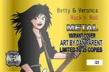 PRE-ORDEN Betty &amp; Veronica Friends Forever: Rock 'N' Roll Covers de Dan Parent Single Comics $24.99 y conjuntos 