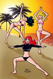 Betty y Veronica Friends Forever Beach Party #1 Portada variante de Dan Parent