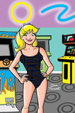 Betty and Veronica Friends Forever Game On #1 ARCADE CONNECTING Variant Covers by Dan Parent